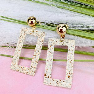 Flash Back 80s Print Earrings.